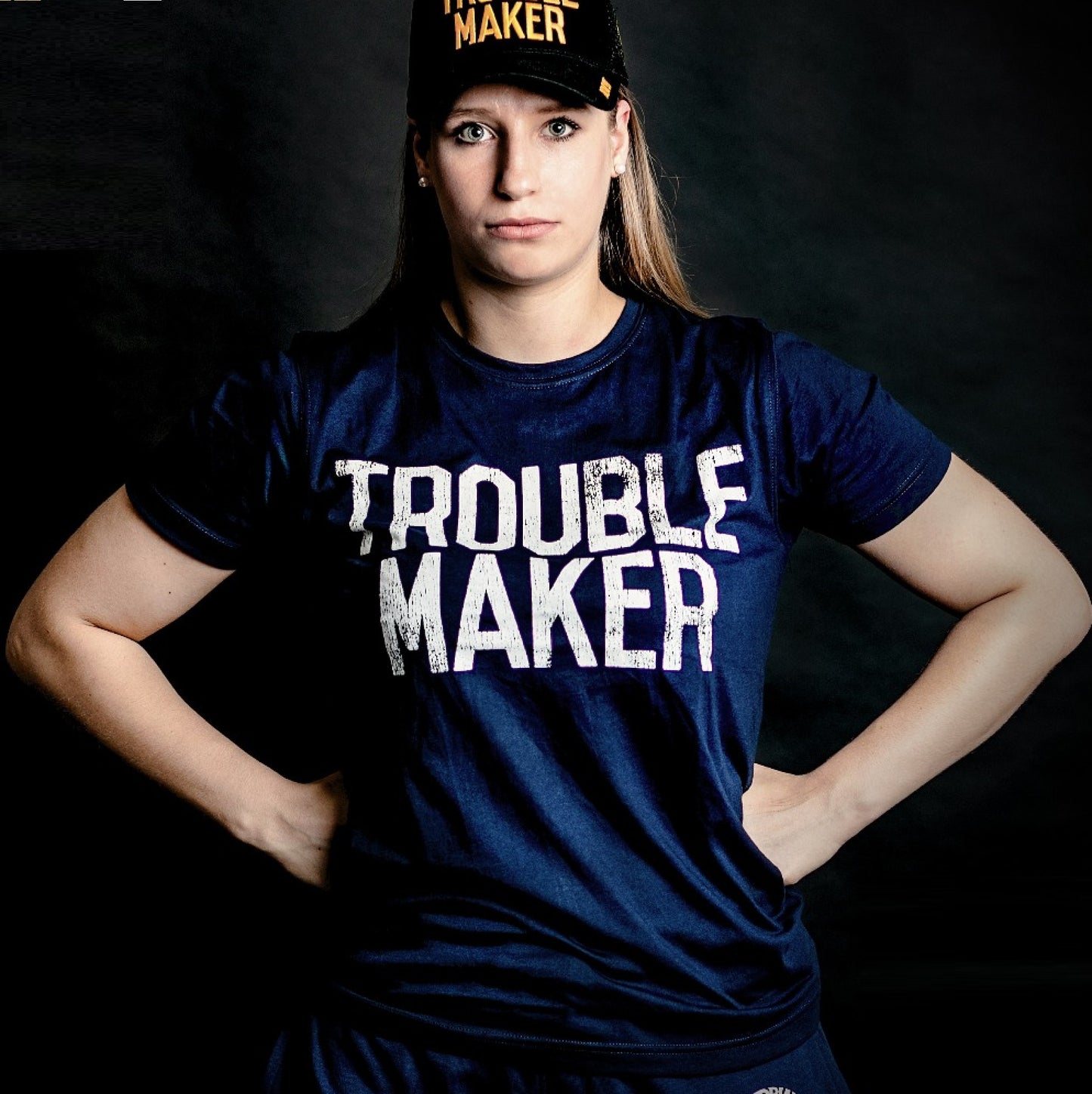 T-shirt Trouble Maker Navy