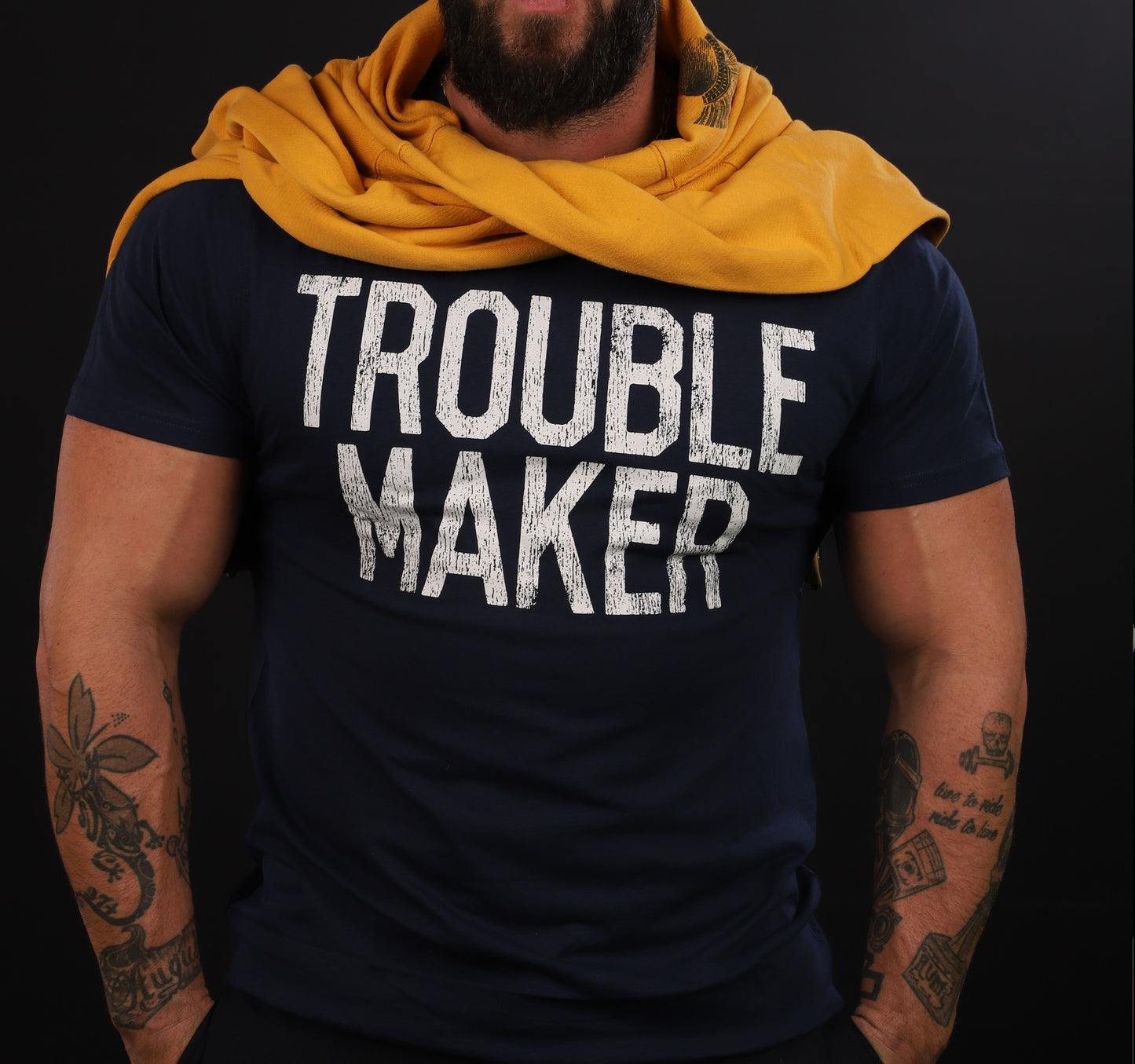 T-shirt Trouble Maker Noir