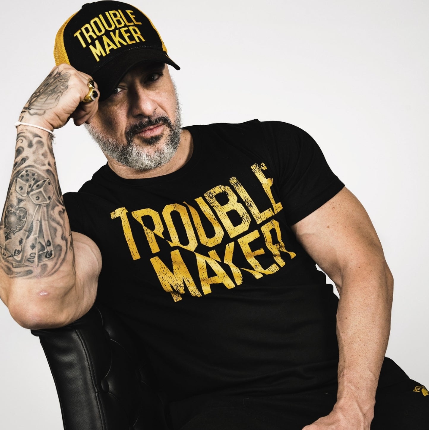 T-shirt Trouble Maker Noir