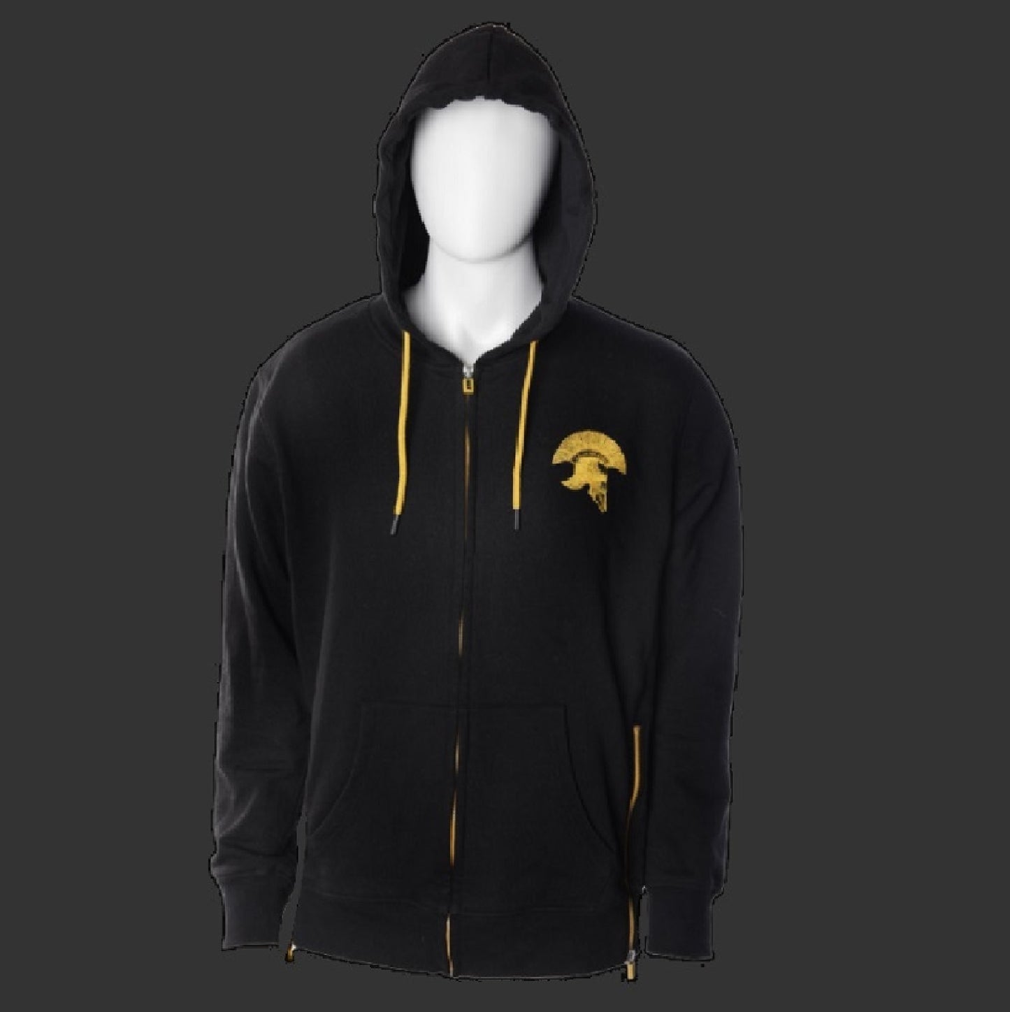Sweat à capuche zippé Noir