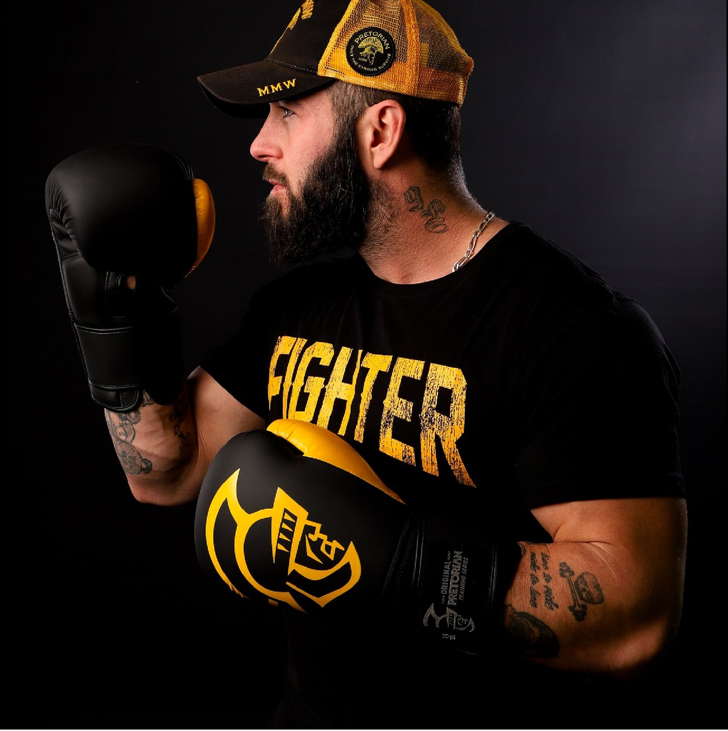 Gants de Boxe Training Series Black/Yellow
