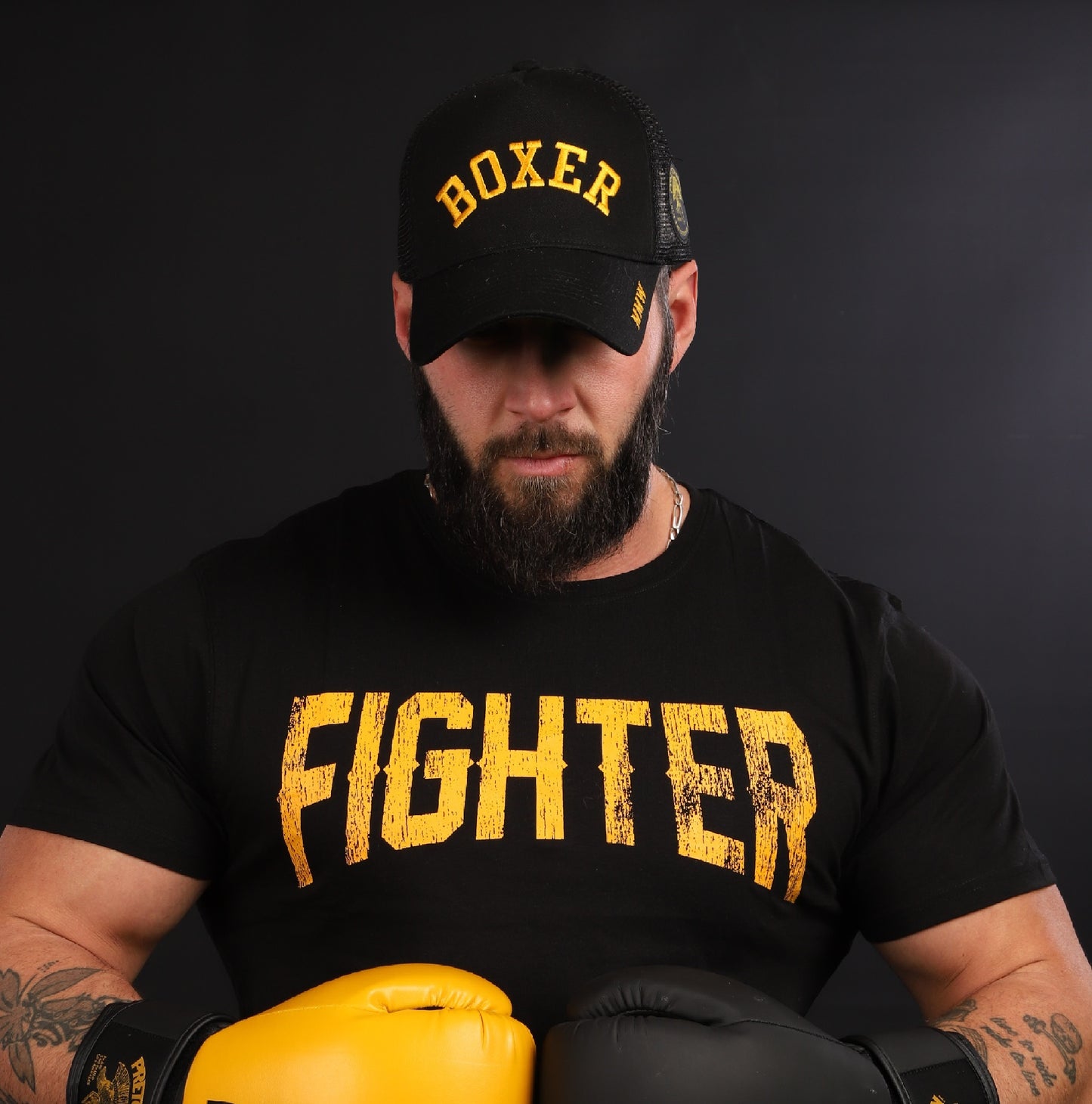 T-shirt Fighter Noir